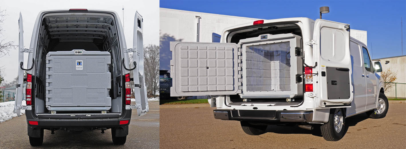 cold cube van installation | TRS SERVICE