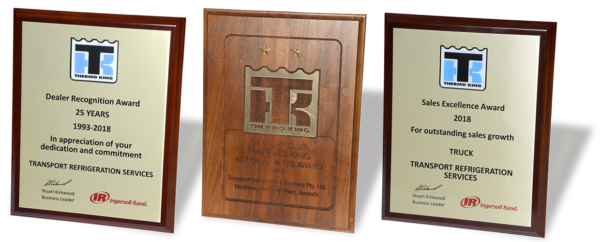 Thermo King Sales-Dealer award TRS | TRS SERVICE Thermo King Sales-Dealer award TRS