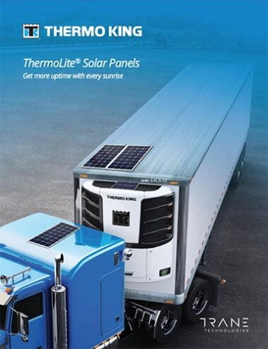 Thermo King Thermo Lite Solar panles | TRS SERVICE Thermo King ThermoLite solar panels by TRS