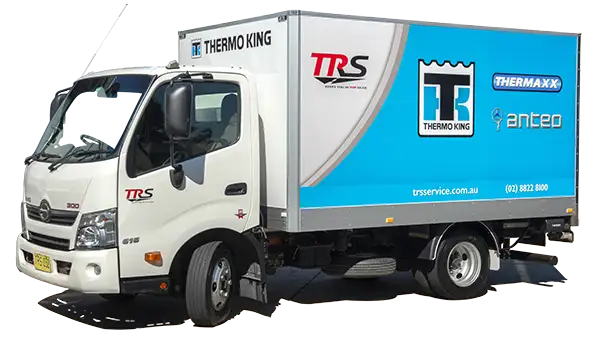 Thermo King Service van front | TRS SERVICE Thermo Kind Service van for Thermo King, Antoe and Thermaxx Truck Bodies