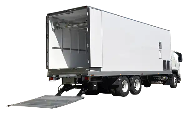 TRS Smithway trailer, for delivering chicks the safe way